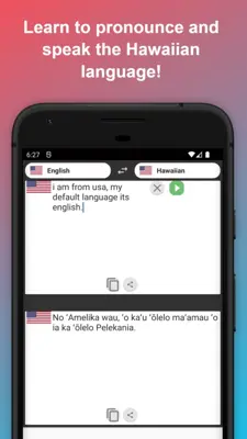 English to Hawaiian Translator android App screenshot 1